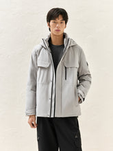 Men's Waterproof Outdoor Puffer Jacket Gray